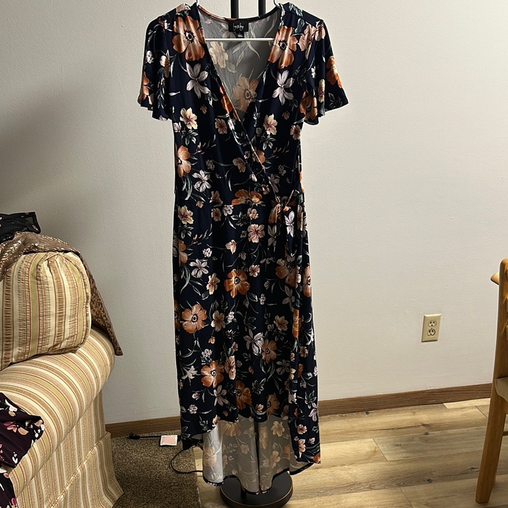 Floral Wrap Dress